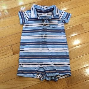 Gymboree Striped Polo Short Onesie